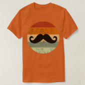 T-shirt Moustache Beard Retro 3 (Design devant)