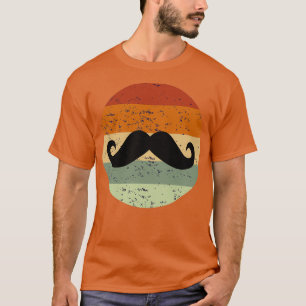 T-shirt Moustache Beard Retro 3