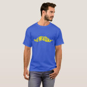 T-shirt Moustache de base-ball de Milwaukee (Devant entier)