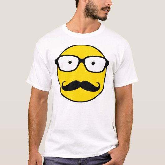 T-shirt Moustache de NerdSmiley (Devant)