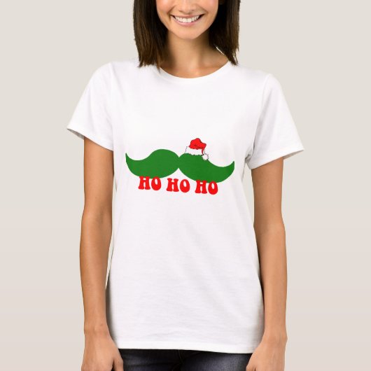 T-shirt Moustache de Noël (Devant)