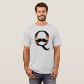 T-shirt Moustache de Q (Devant entier)