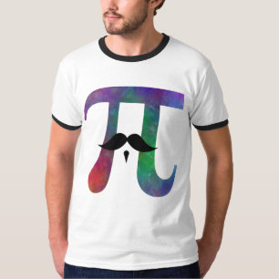 T-shirt Moustache de symbole de pi