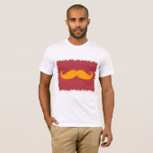 T-shirt Moustache drôle (Devant entier)