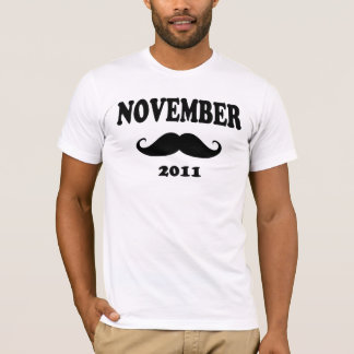 T-shirt Moustache en novembre 2011
