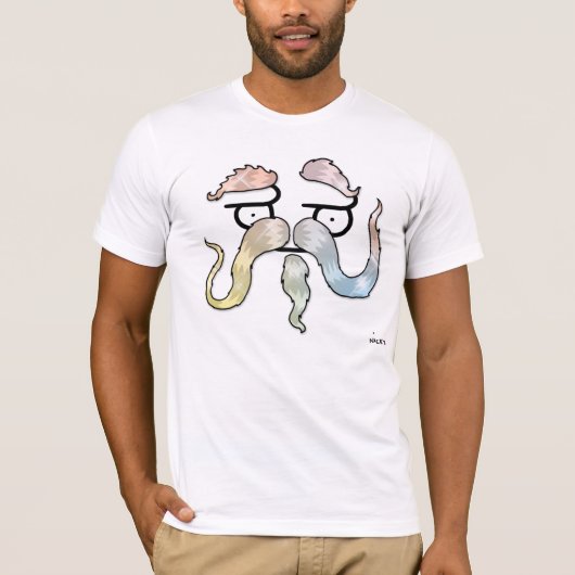 T-shirt Moustache GLORIEUSE (Devant)