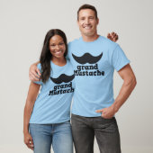 T-shirt Moustache grande (Unisexe)