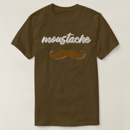 T-shirt moustache Movember 1 (Design devant)
