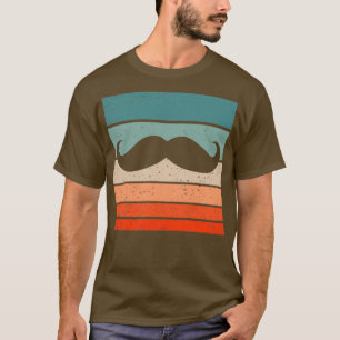T-shirt Moustache style rétro Vintage 24