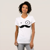 T-shirt Moustache vintage (Devant entier)
