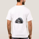 T-shirt Moustaches cachées. (Dos)