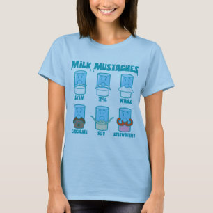 T-shirt Moustaches de lait