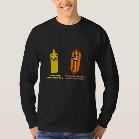 T-shirt Moustard et Hotdog (Devant)