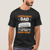T-shirt Mouth Organ Harmonica Player  14 (Devant)