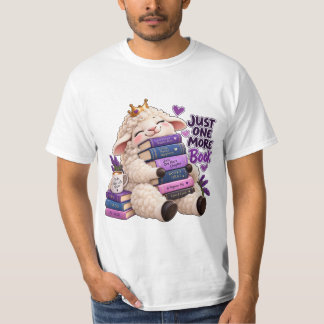 T-shirt Mouton Amateur de Livres Mignon - Juste un