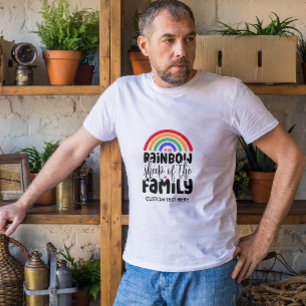 T-SHIRT MOUTON ARC-EN-CIEL DE LA FAMILLE GAY DRÔLE