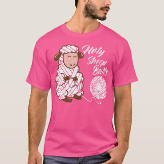 T-shirt Mouton Balls Saint Amour pour Crocheteur Drôle