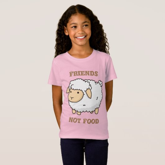 T-Shirt Mouton blanc (Devant entier)