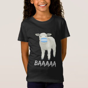 T-Shirt mouton de masque Mouflon drôle avec masque facia