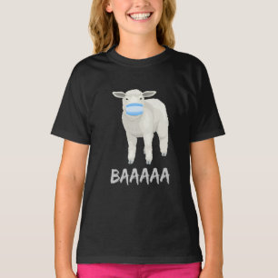 T-shirt mouton de masque Mouflon drôle avec masque facia