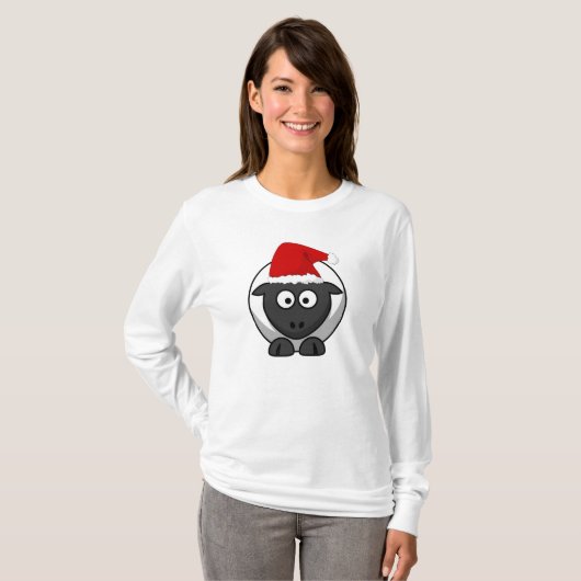 T-shirt Mouton de Noël (Devant entier)