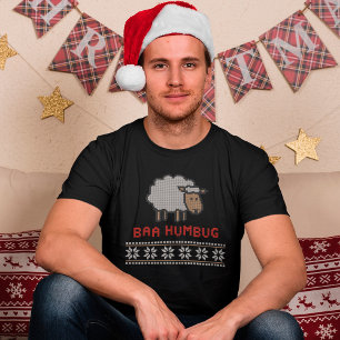 T-shirt Mouton de Noël Baa Humbug