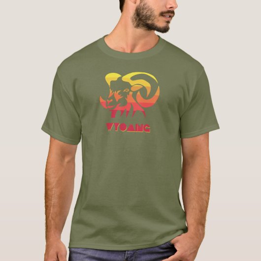 T-shirt Mouton du Wyoming (Devant)
