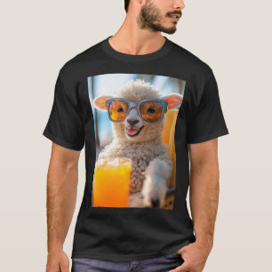 T-shirt Mouton jouit du congé d'autruche