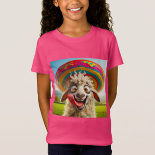 T-Shirt Mouton marrant avec sombrero