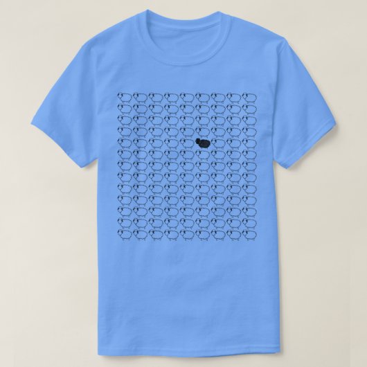 T-shirt Mouton noir (Design devant)