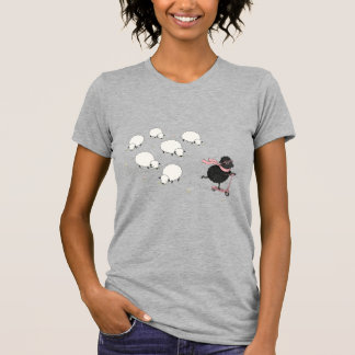 T-SHIRT MOUTON NOIR