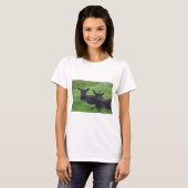 T-shirt Mouton noir (Devant entier)