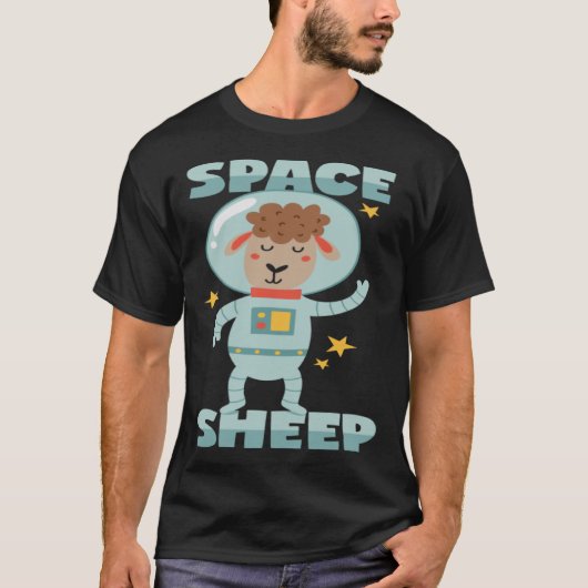 T-shirt Mouton spatial (Devant)