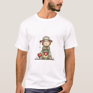 T-shirt Moutons avec conception artistique conceptuelle