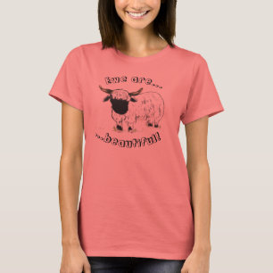 T-shirt Moutons du Valais Blacknose - la brebis sont belle