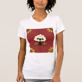 T-shirt Moutons Et Fleurs (Devant)