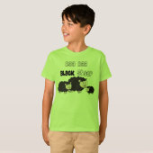 T-shirt Moutons noirs Conception "Moutons noirs Baa Baa" (Devant entier)