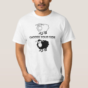 T-shirt Moutons noirs et blancs