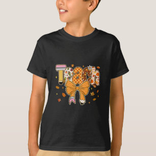 T-shirt Moutons portant un pull café Thanksgiving automne