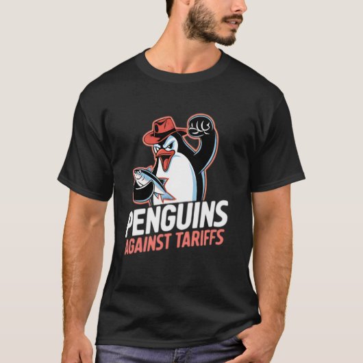 T-shirt Mouvement De Protestation D'activisme De Pingouin (Devant)