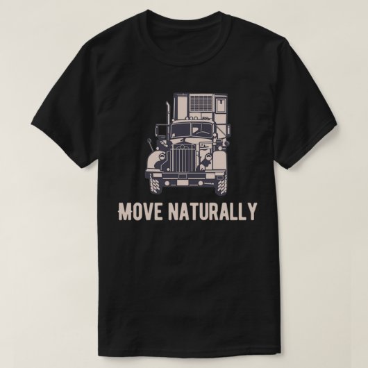 T-shirt Move naturally Transport Road (Design devant)