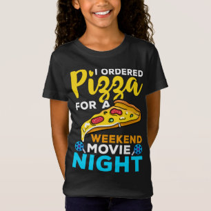T-Shirt Movie de fin de semaine nuit Livraison de pizza Co