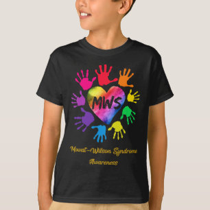 T-shirt Mowat Wilson Syndrome Sensibilisation Mains Cadeau