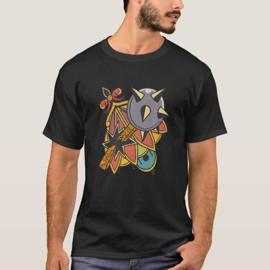 T-shirt Moyen et Renaissance Fair Armes Premium (Devant)