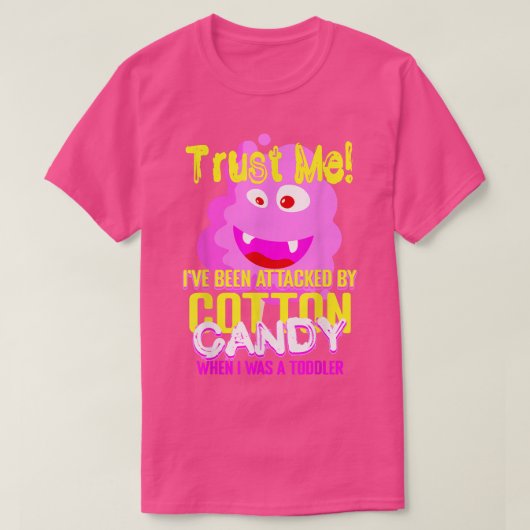 T-shirt Moyenne de bonbon de coton (Design devant)