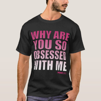 T-shirt Moyenne Filles Obsédées Avec Moi Pink Gradient Gra