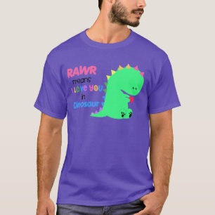 T-shirt Moyens de Rawr je t'aime dans la chemise #3 de