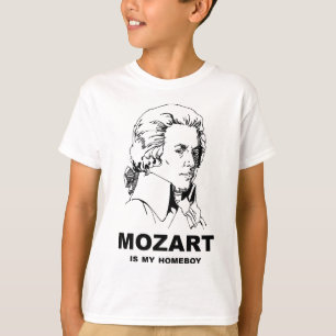 T-shirt Mozart est mon Homeboy