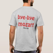 T-shirt mozart, est, un dieu (Dos)