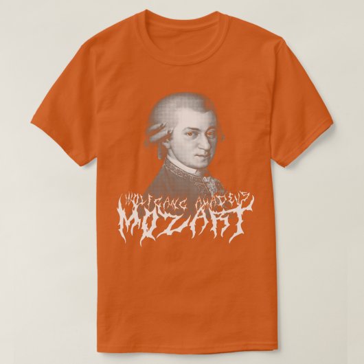T-shirt Mozart Metal (Design devant)